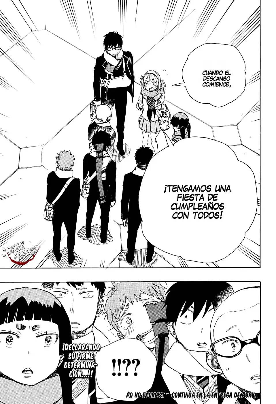 Página 36 — Capítulo 87 de Ao no Exorcist