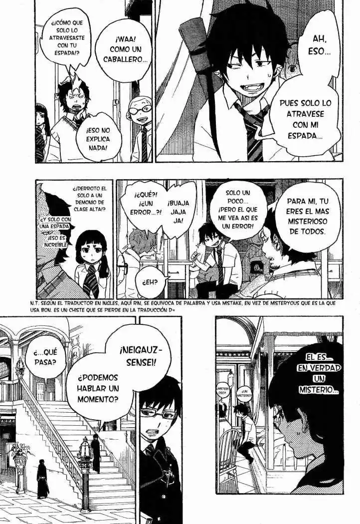 Página 8 — Capítulo 7 de Ao no Exorcist