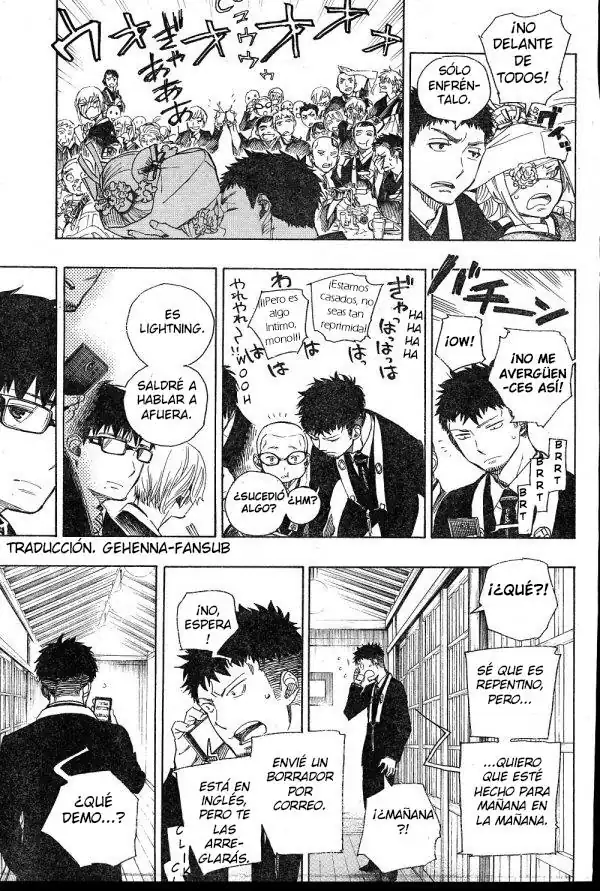 Página 25 — Capítulo 91 de Ao no Exorcist