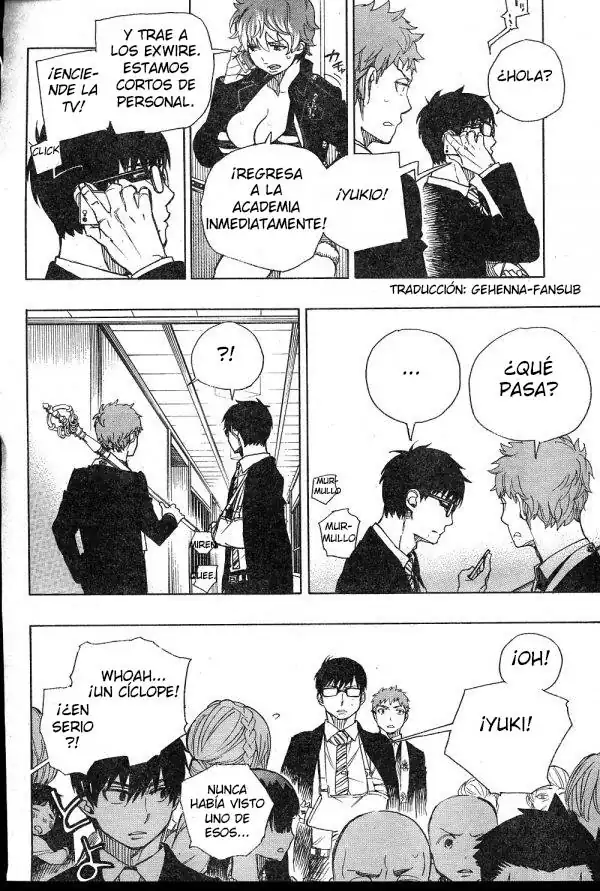 Página 34 — Capítulo 91 de Ao no Exorcist