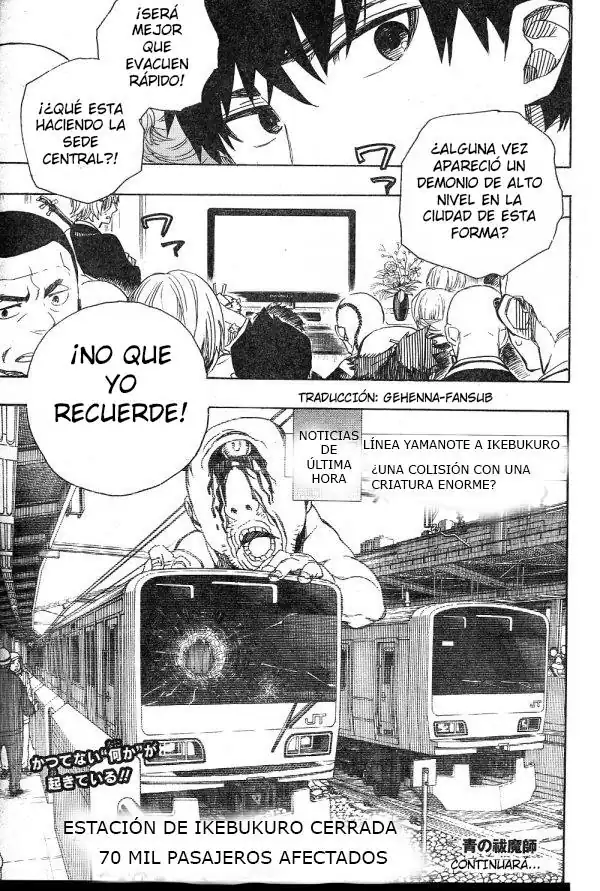 Página 35 — Capítulo 91 de Ao no Exorcist