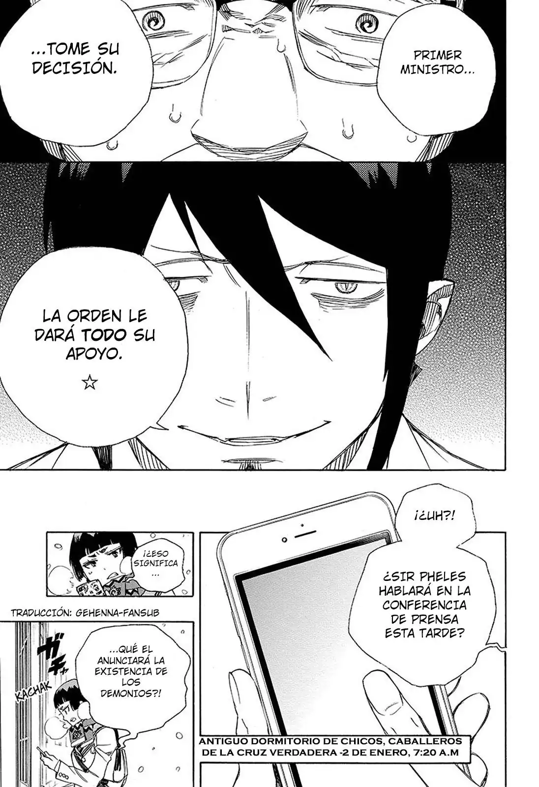 Página 8 — Capítulo 94 de Ao no Exorcist