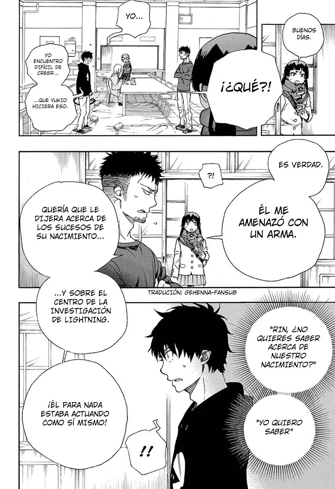 Página 9 — Capítulo 94 de Ao no Exorcist