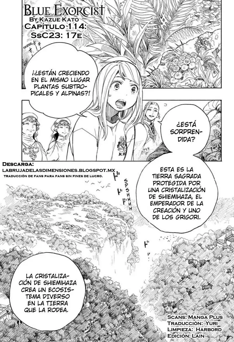 Página 1 — Capítulo 114 de Ao no Exorcist