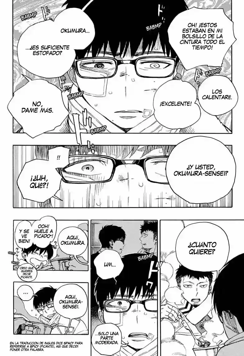 Página 25 — Capítulo 128 de Ao no Exorcist