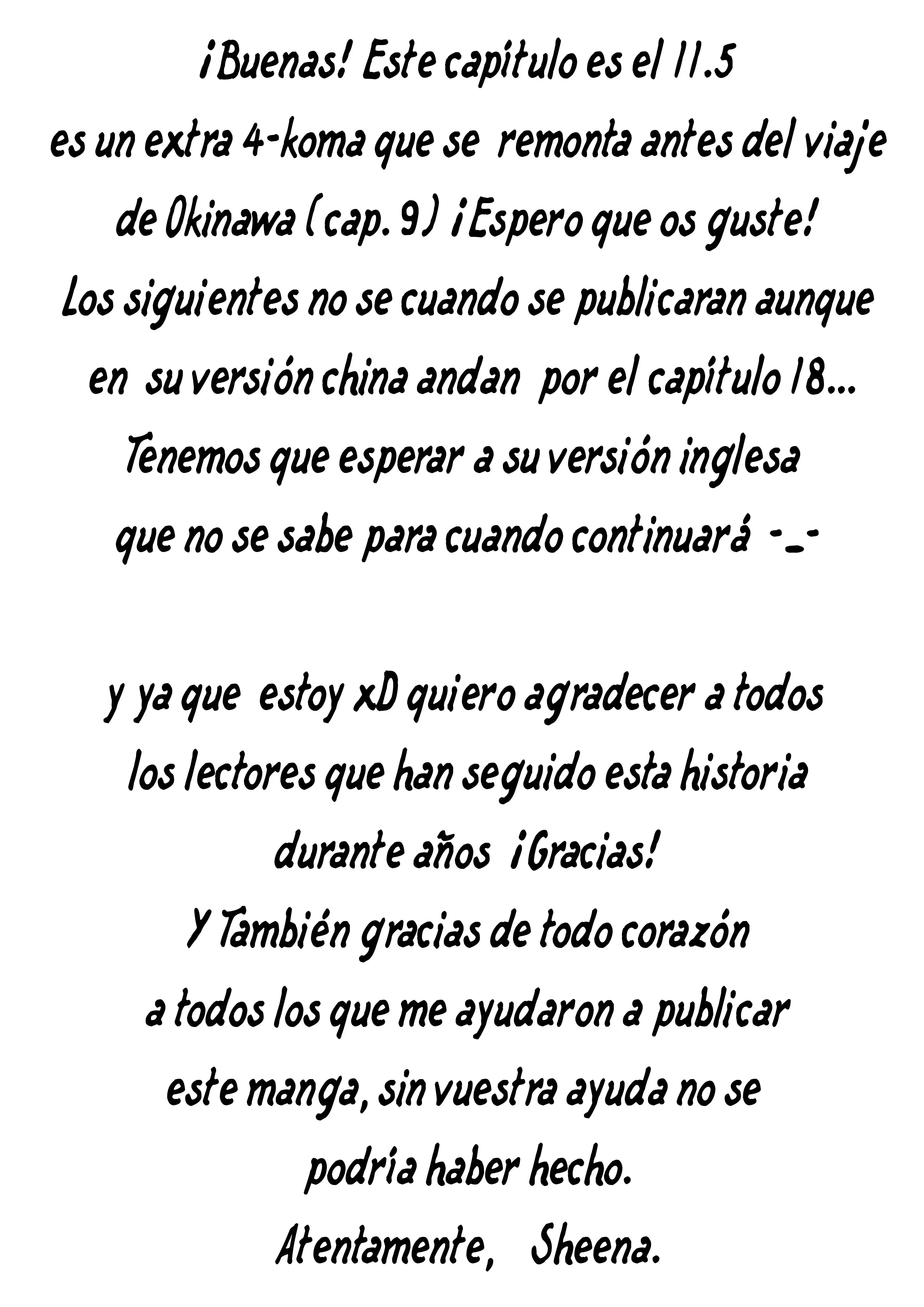 Página 1 — Asagao to Kase-san Capítulo 11.5