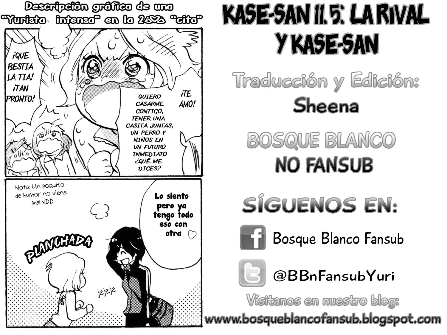 Página 12 — Asagao to Kase-san Capítulo 11.5