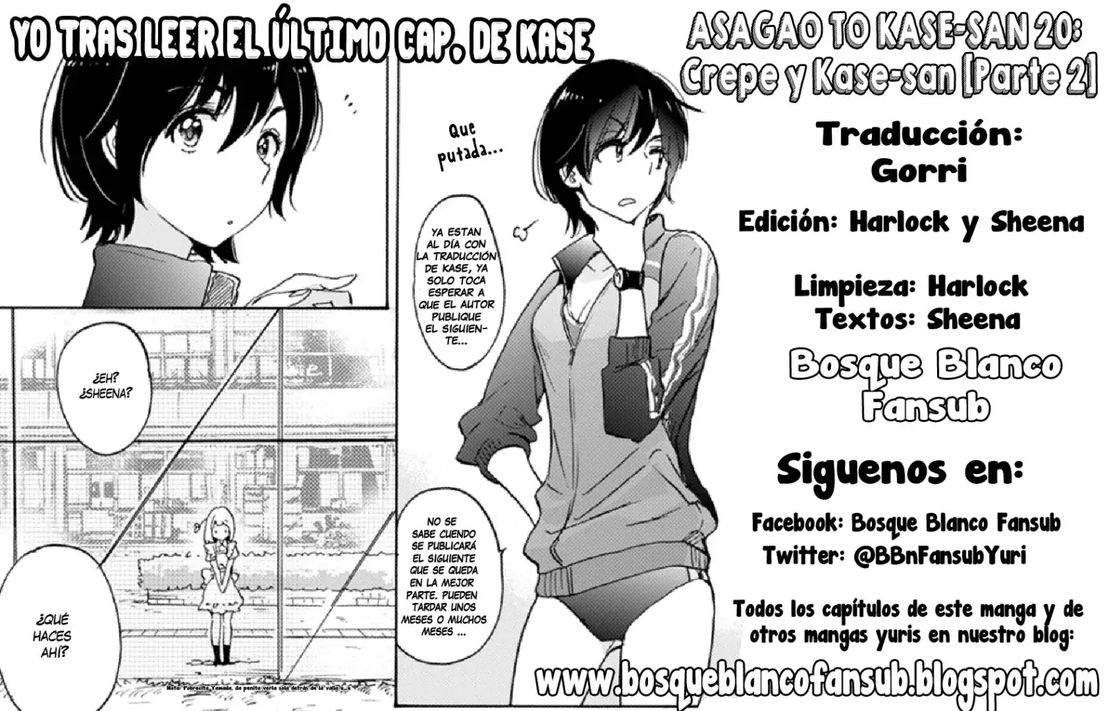 Página 36 — Asagao to Kase-san Capítulo 20.5