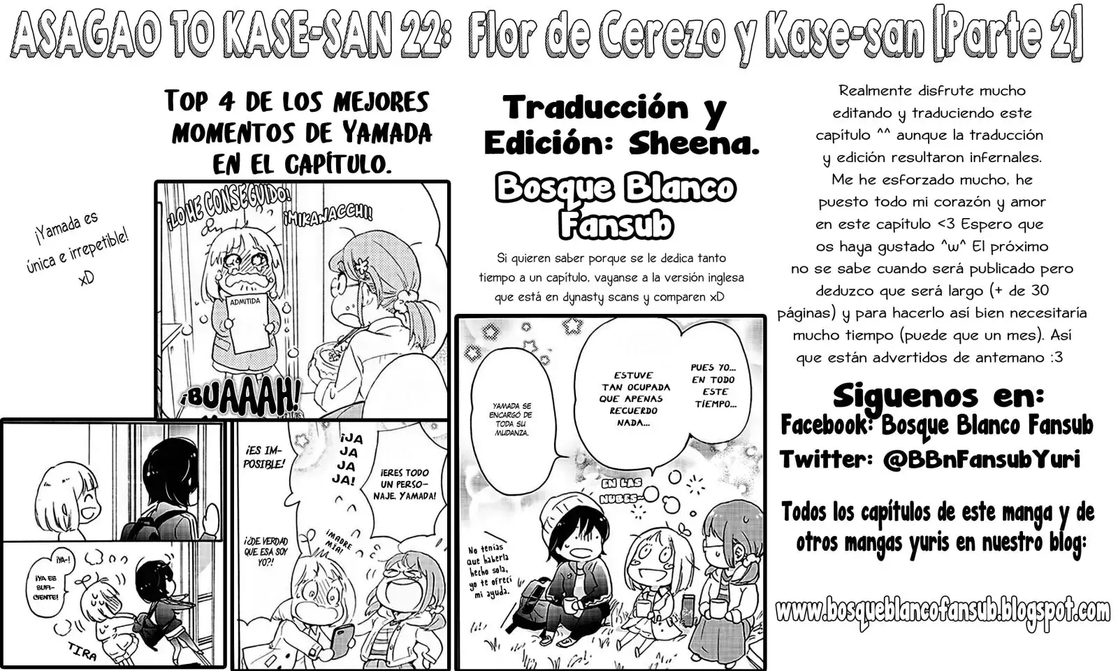 Página 17 — Asagao to Kase-san Capítulo 22.5