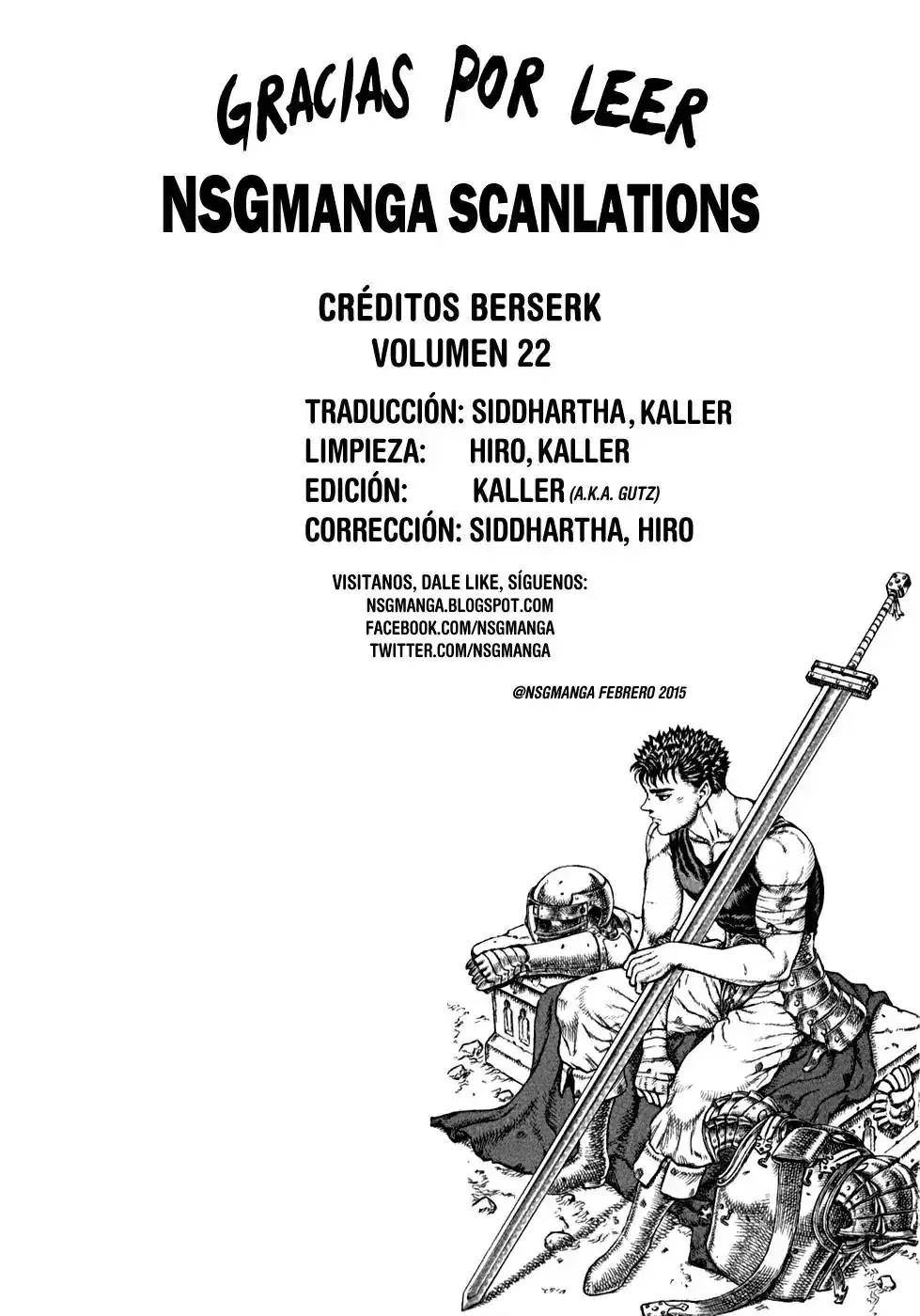 Página 22 — Berserk Capítulo 184