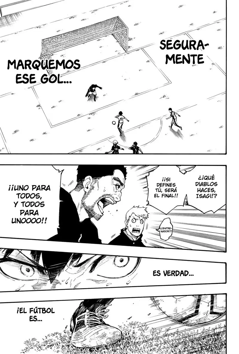 Página 19 — Blue Lock Capítulo 1
