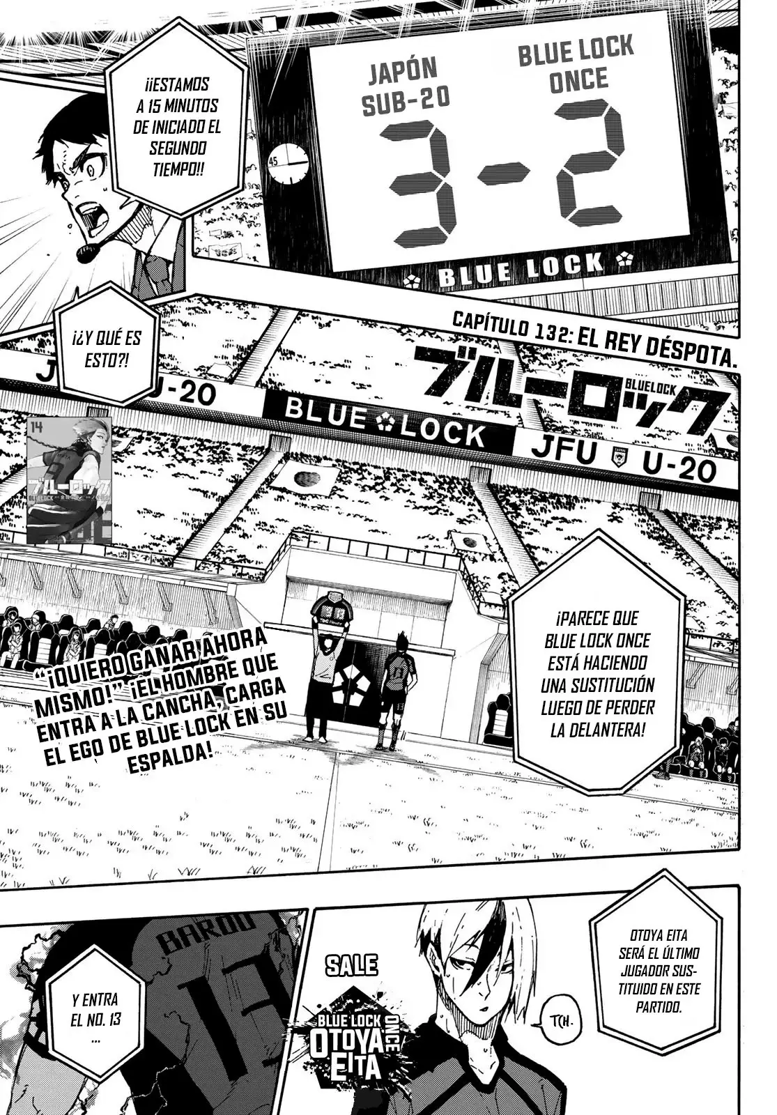 Página 2 — Blue Lock Capítulo 132
