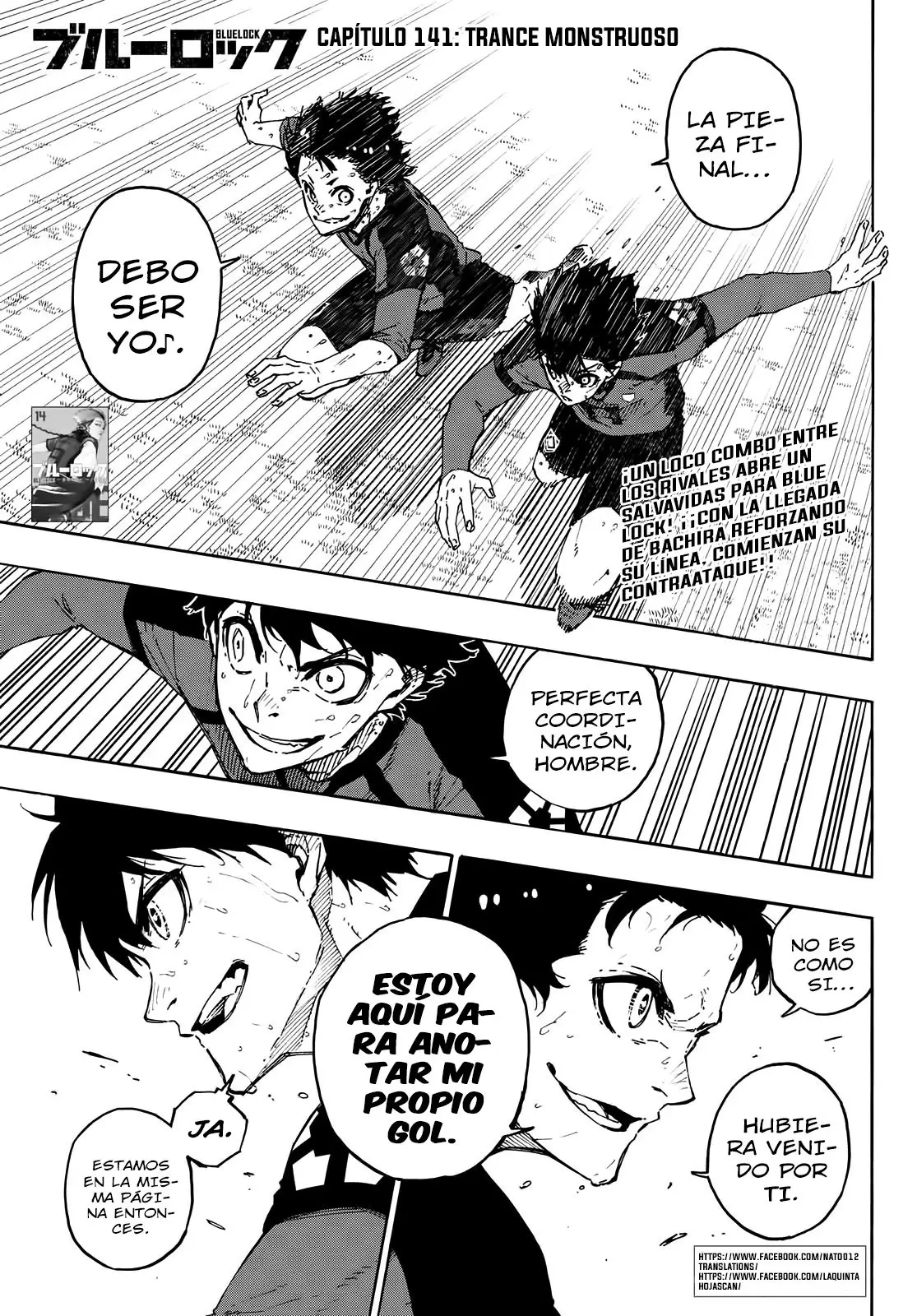 Página 2 — Blue Lock Capítulo 141