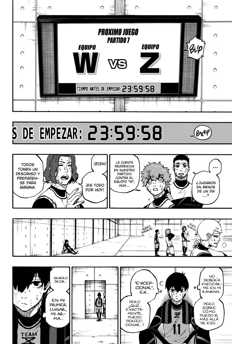 Página 13 — Blue Lock Capítulo 15