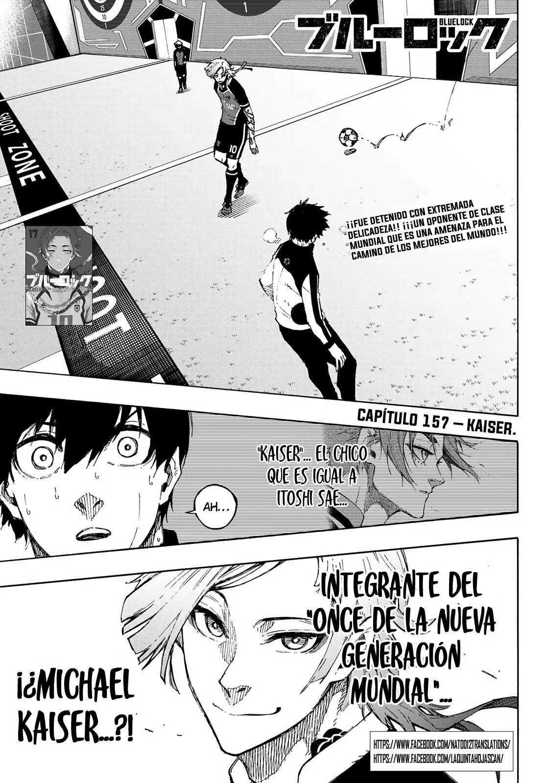 Página 2 — Blue Lock Capítulo 157