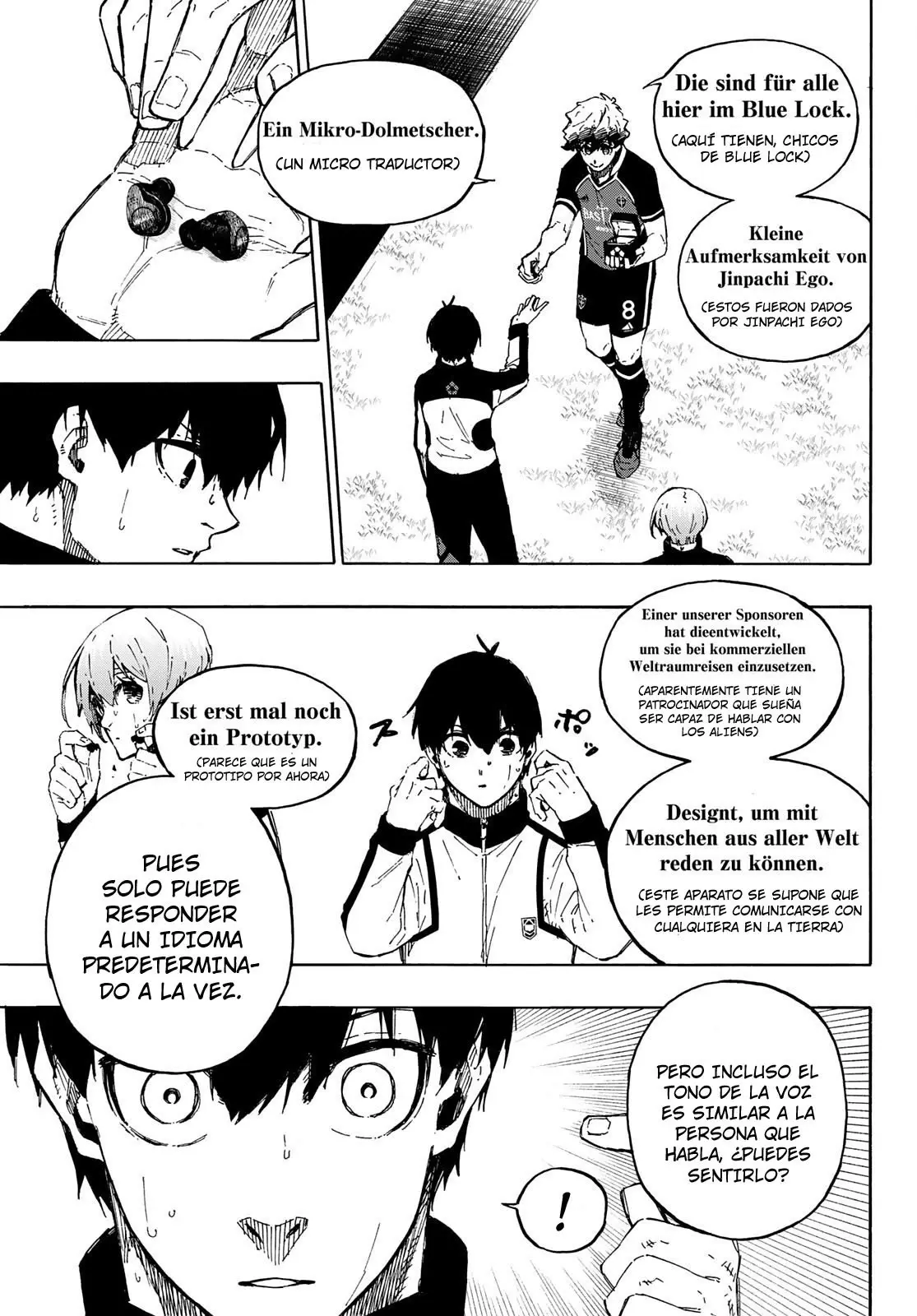 Página 4 — Blue Lock Capítulo 157