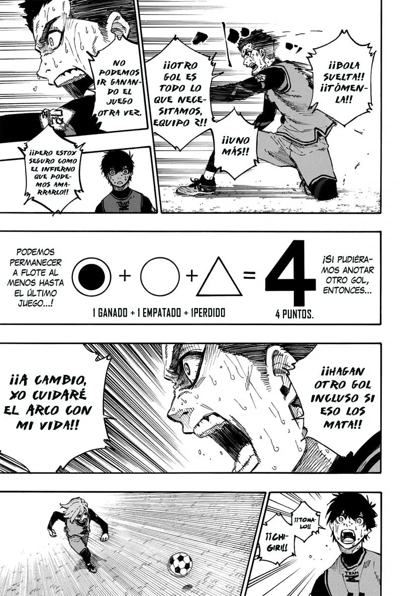 Página 8 — Blue Lock Capítulo 19