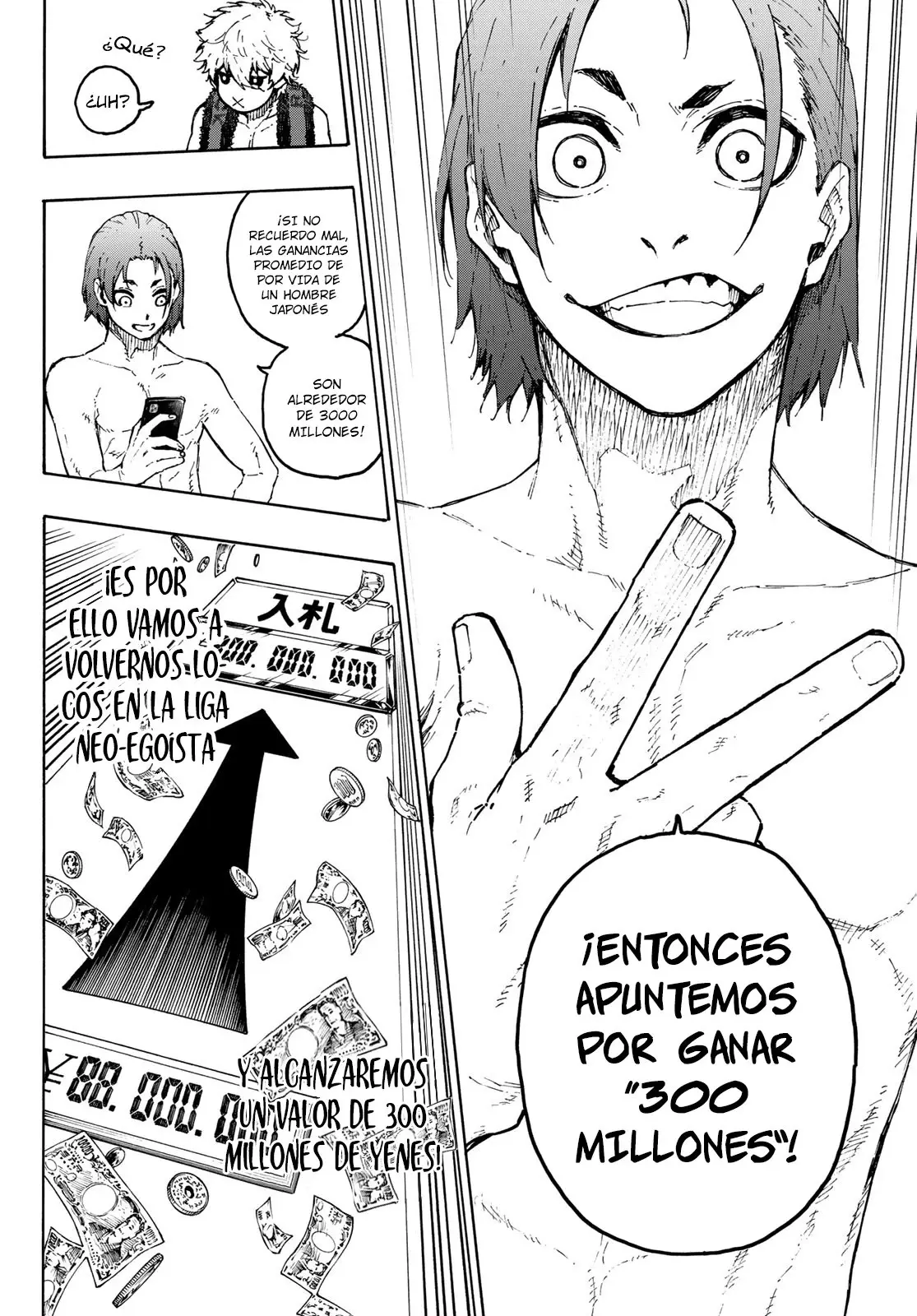 Página 8 — Blue Lock Capítulo 207