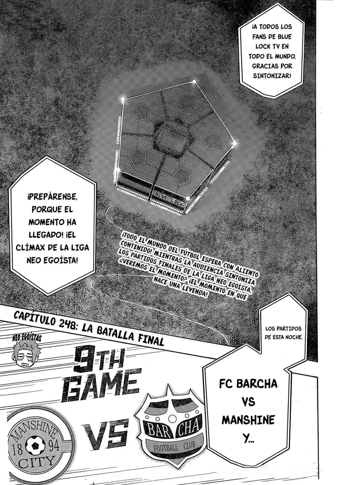 Página 1 — Blue Lock Capítulo 248