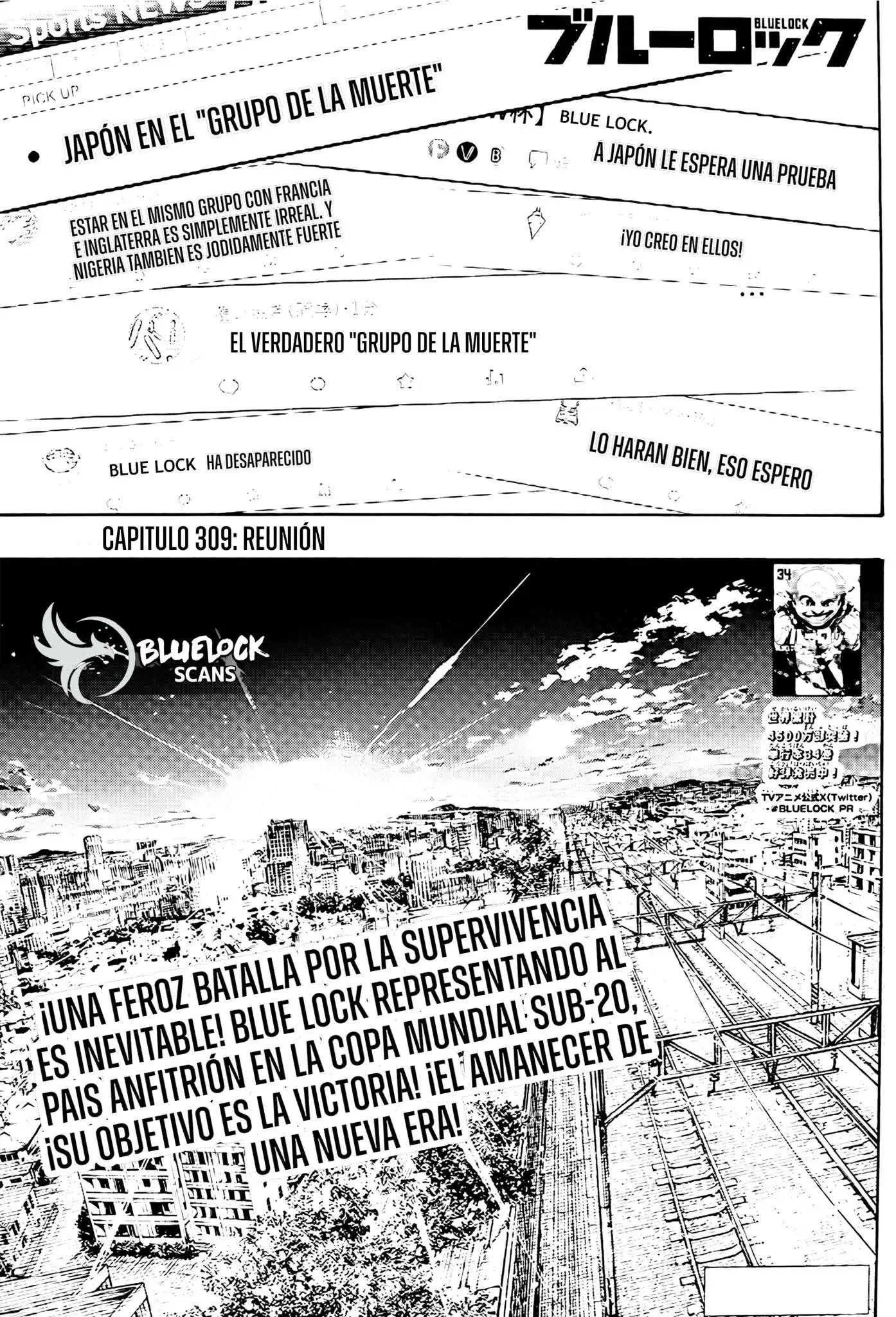 Página 1 — Blue Lock Capítulo 310