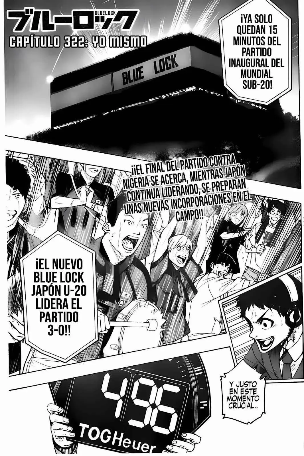 Página 1 — Blue Lock Capítulo 322