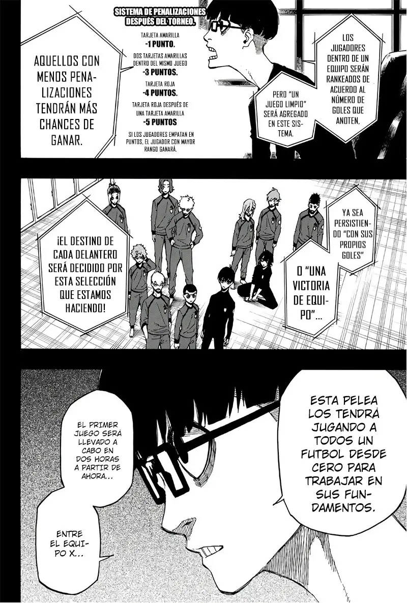 Página 8 — Blue Lock Capítulo 5