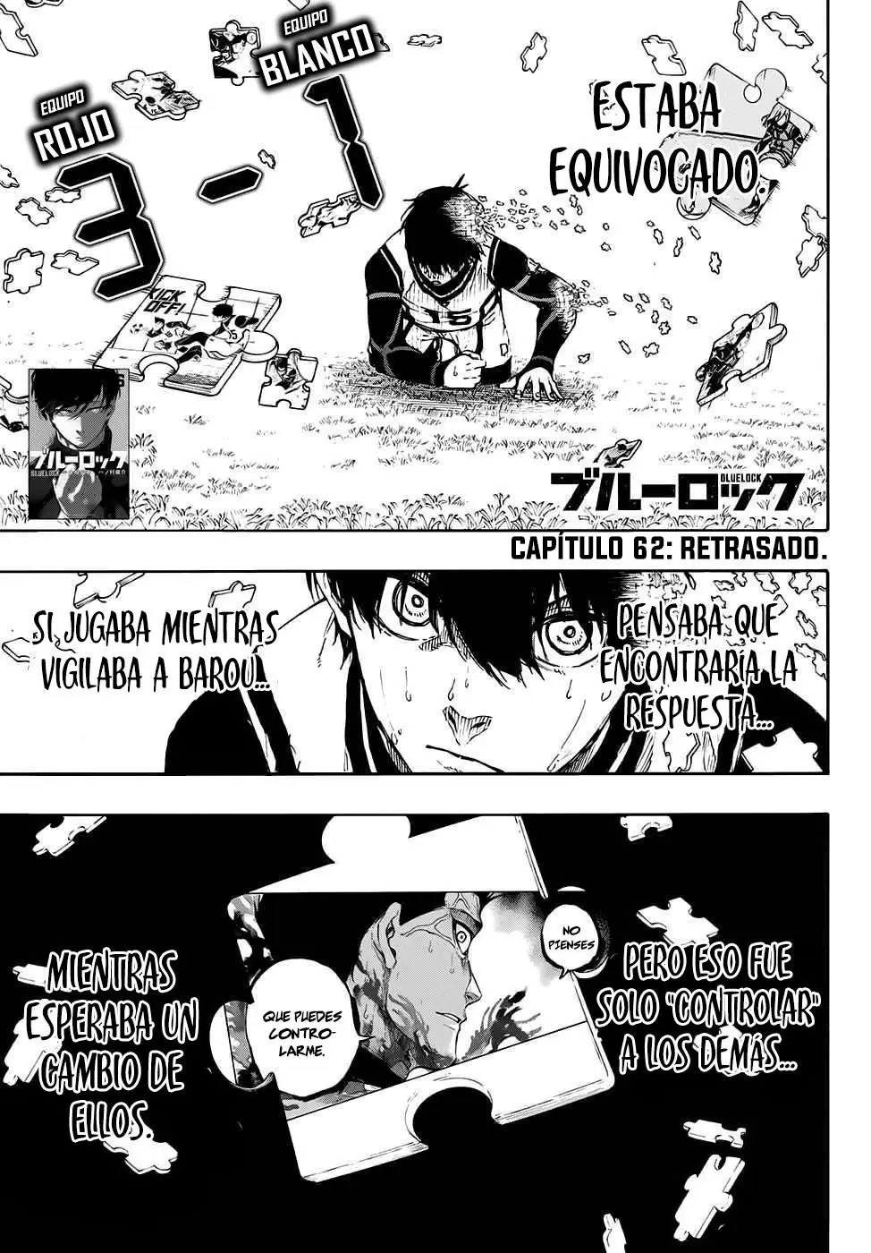 Página 2 — Blue Lock Capítulo 62