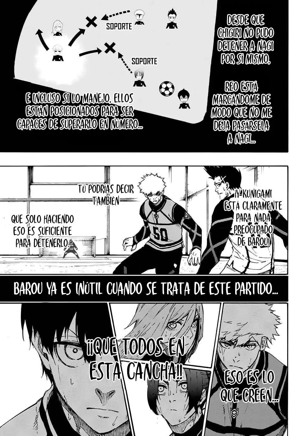 Página 6 — Blue Lock Capítulo 62