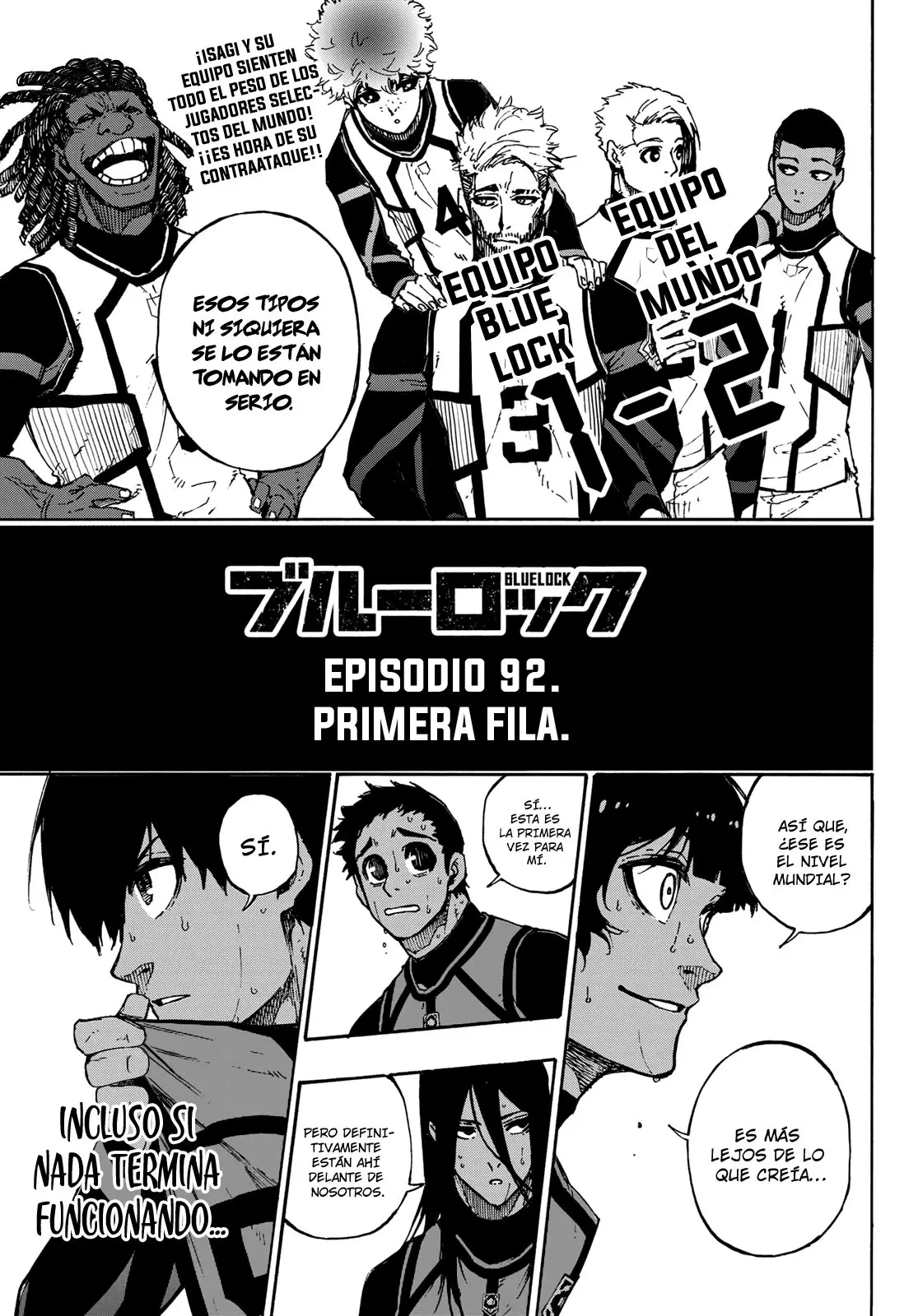 Página 2 — Blue Lock Capítulo 92
