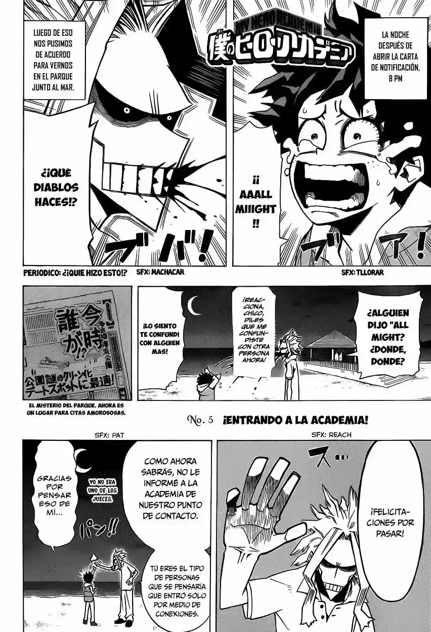 Página 3 — Boku no Hero Academia Capítulo 5