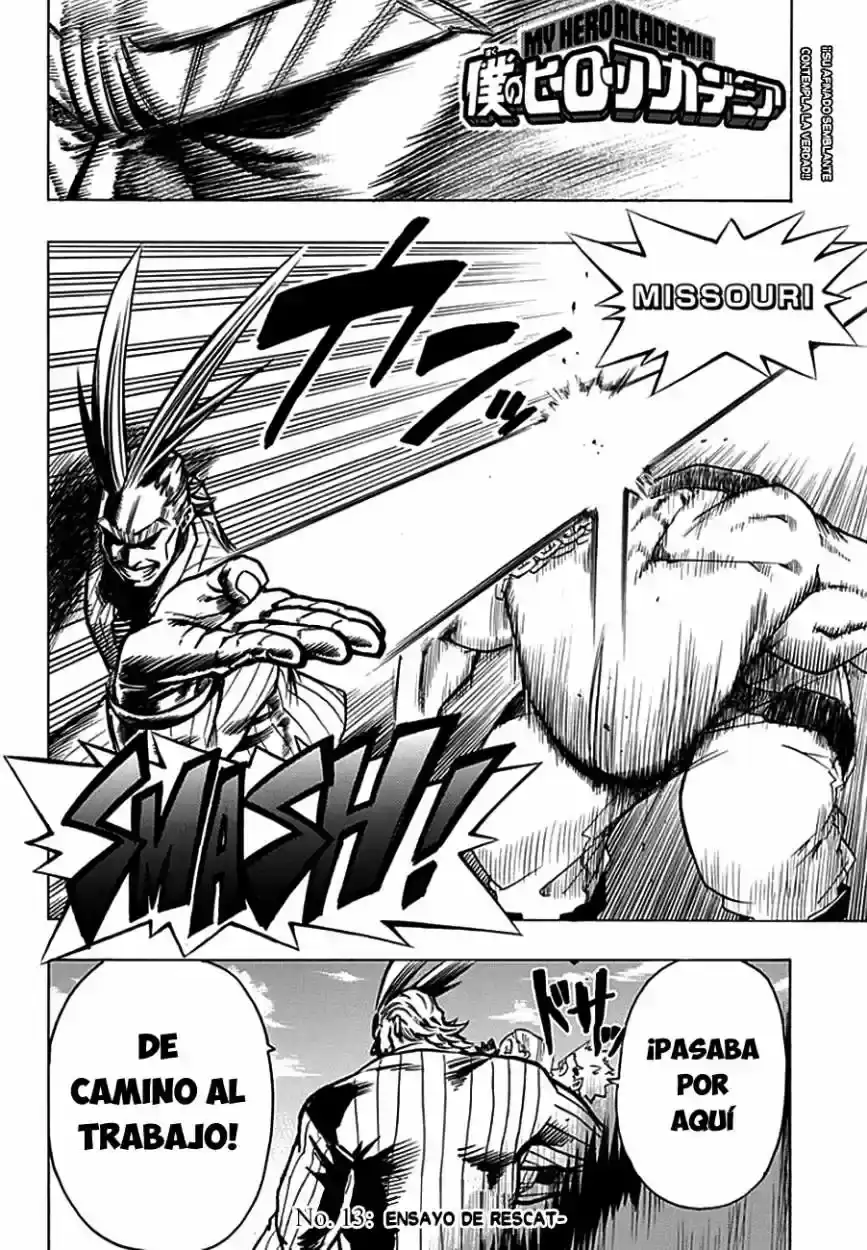 Página 4 — Boku no Hero Academia Capítulo 13