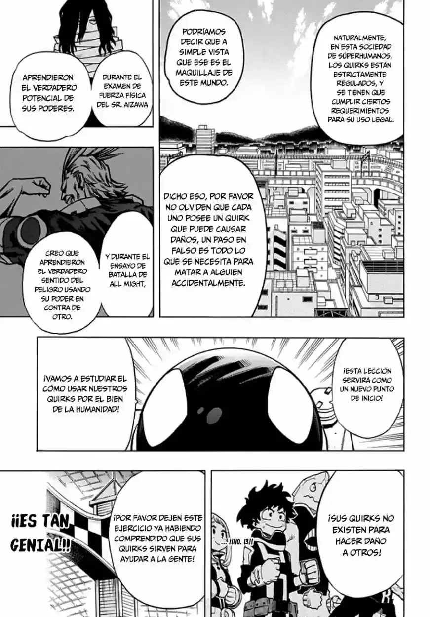 Página 15 — Boku no Hero Academia Capítulo 13