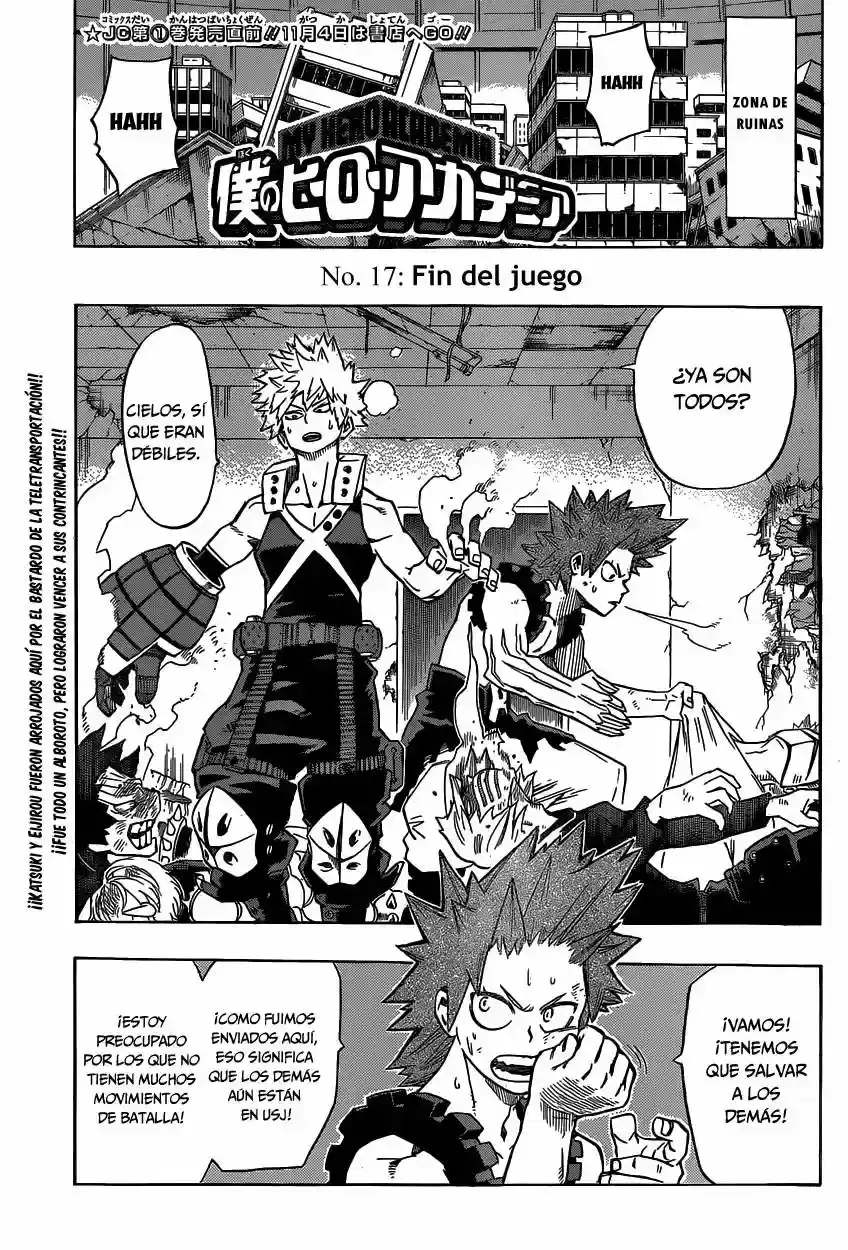 Página 21 — Boku no Hero Academia Capítulo 17