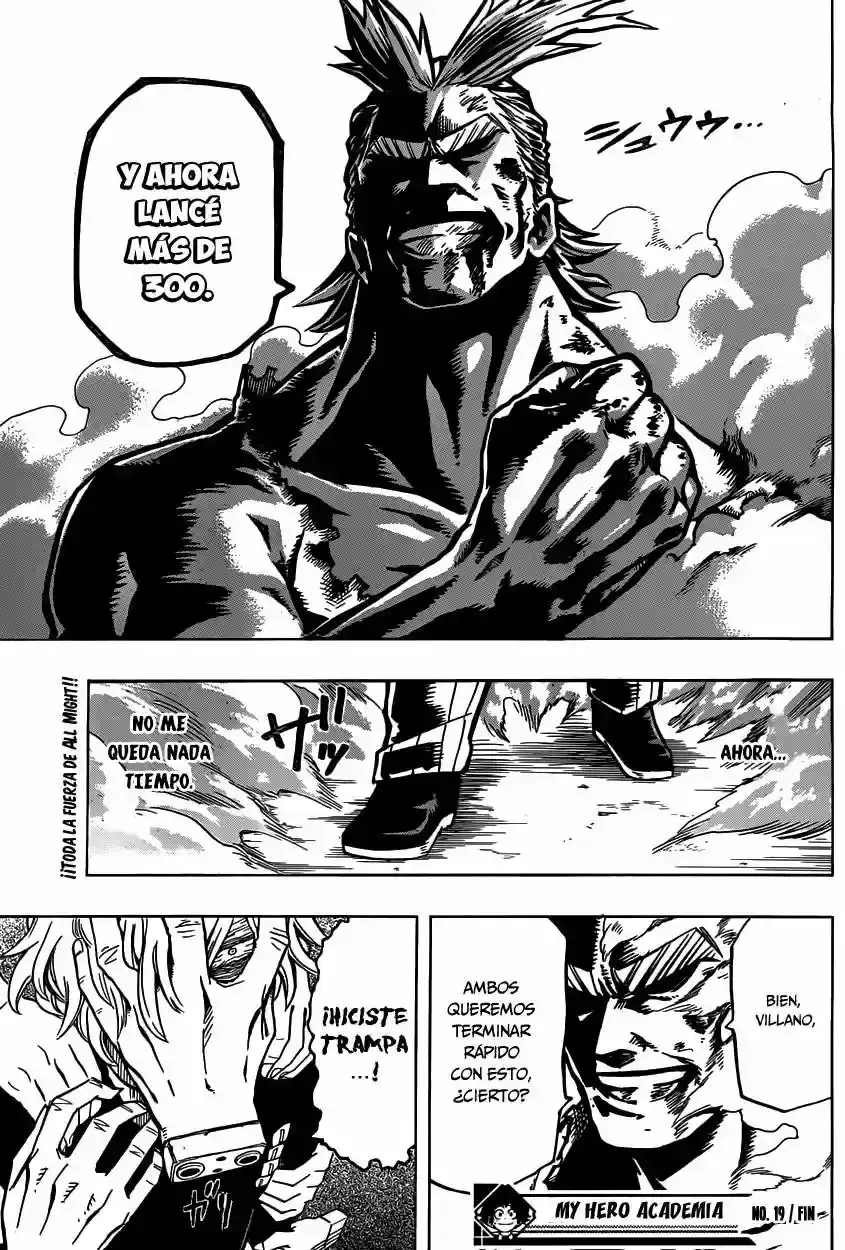 Página 16 — Boku no Hero Academia Capítulo 19