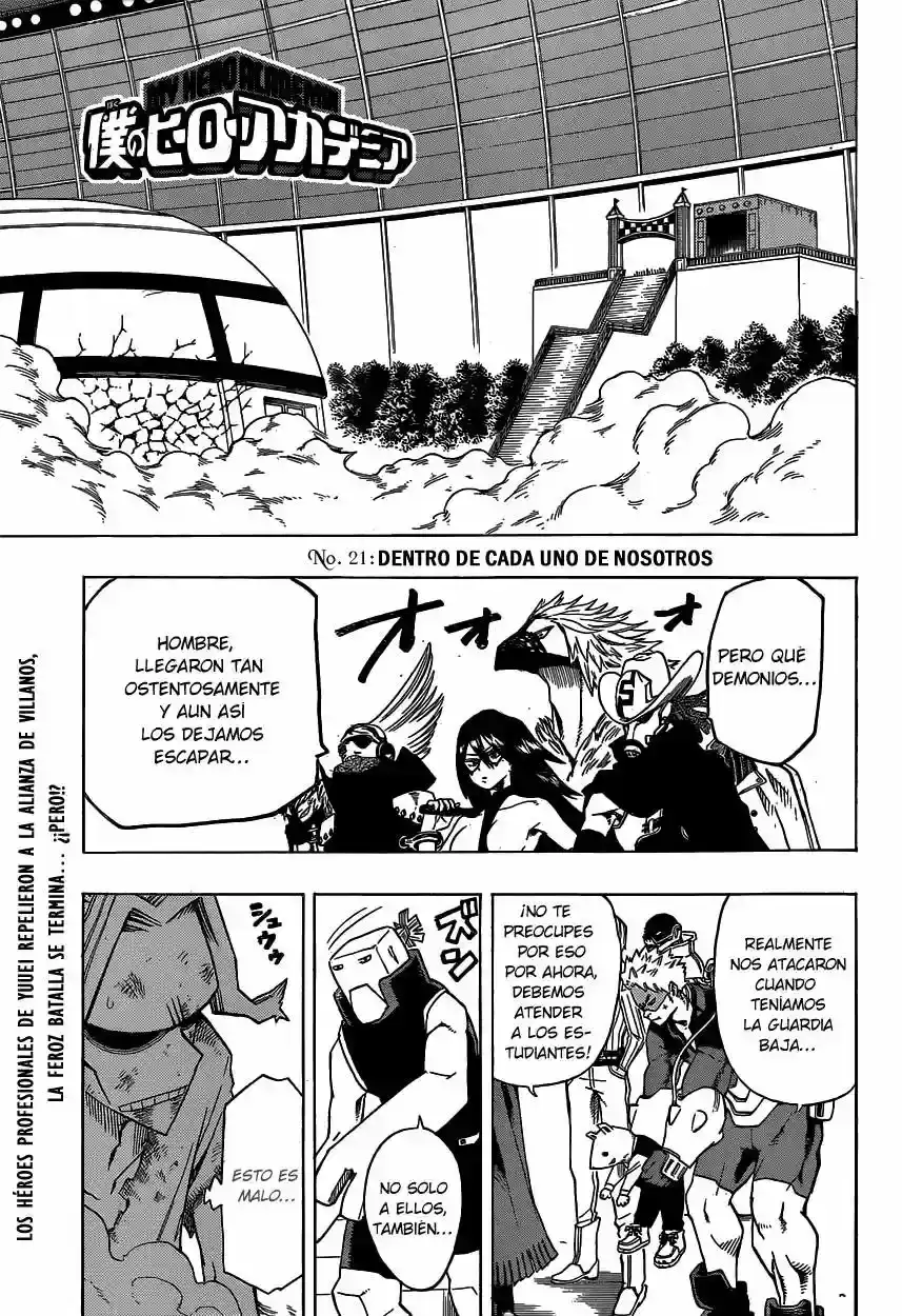 Página 2 — Boku no Hero Academia Capítulo 21
