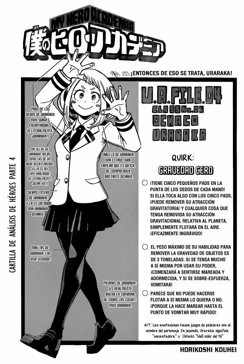 Página 22 — Boku no Hero Academia Capítulo 22