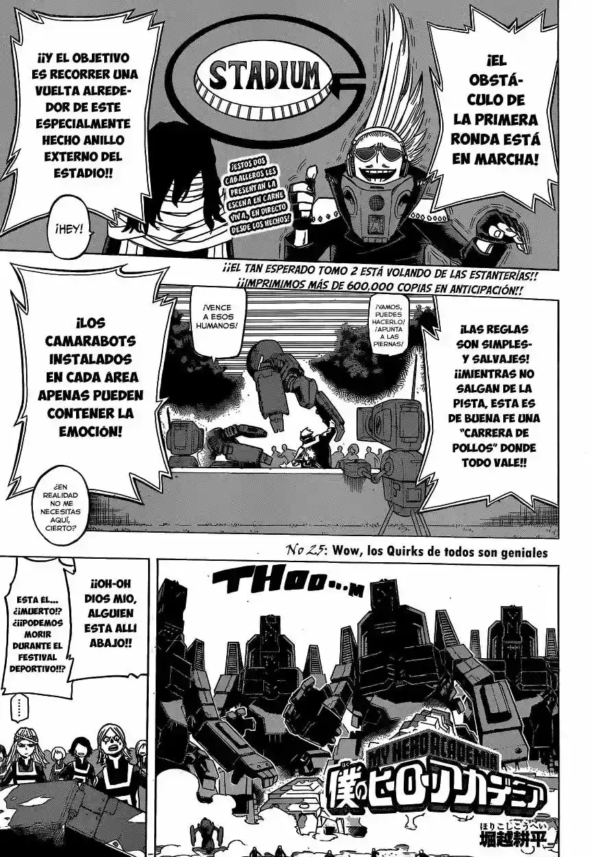 Página 2 — Boku no Hero Academia Capítulo 25