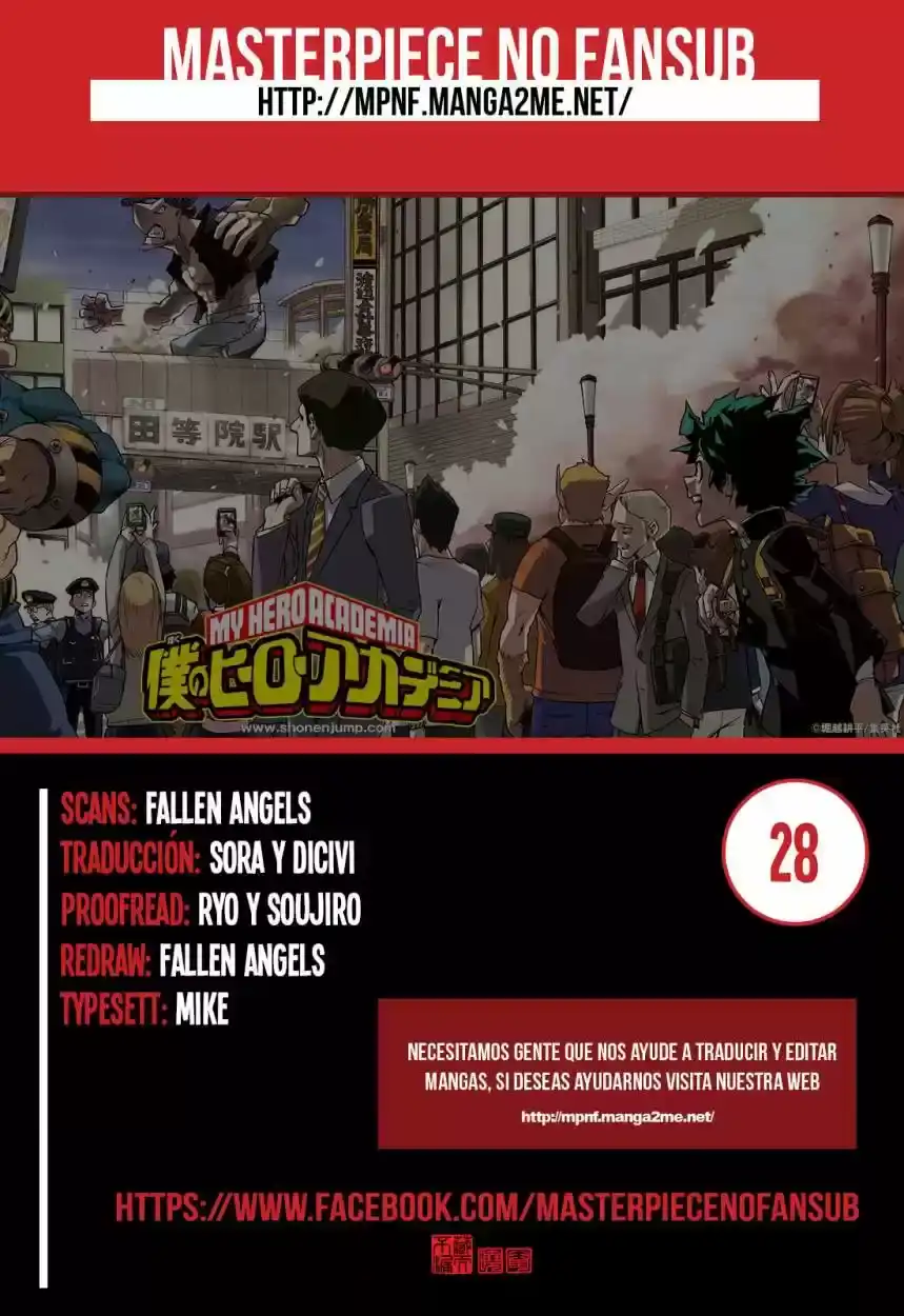 Página 20 — Boku no Hero Academia Capítulo 28
