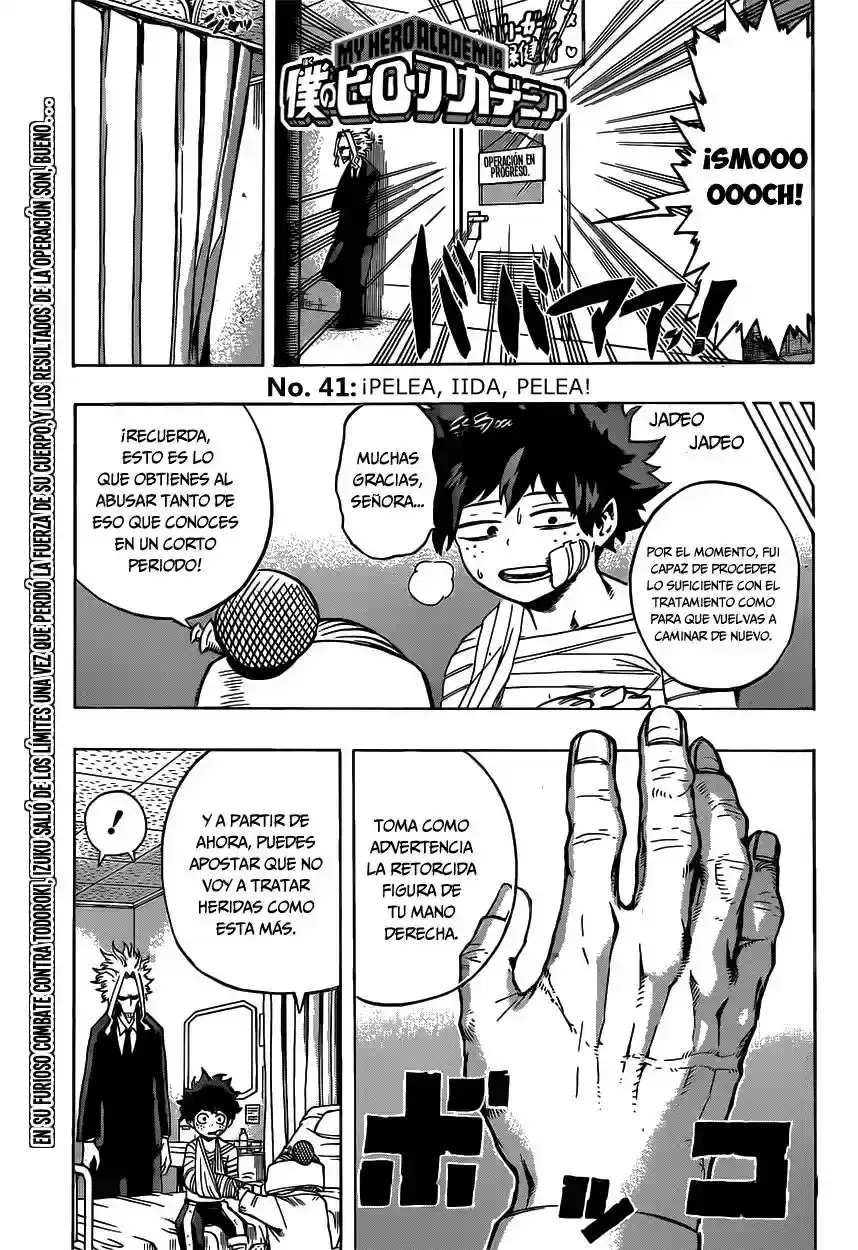Página 2 — Boku no Hero Academia Capítulo 41