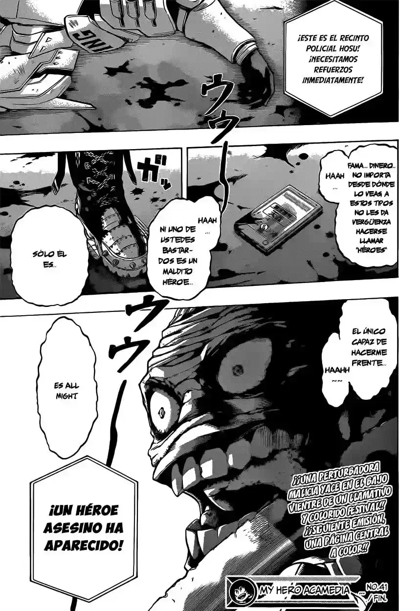 Página 19 — Boku no Hero Academia Capítulo 41