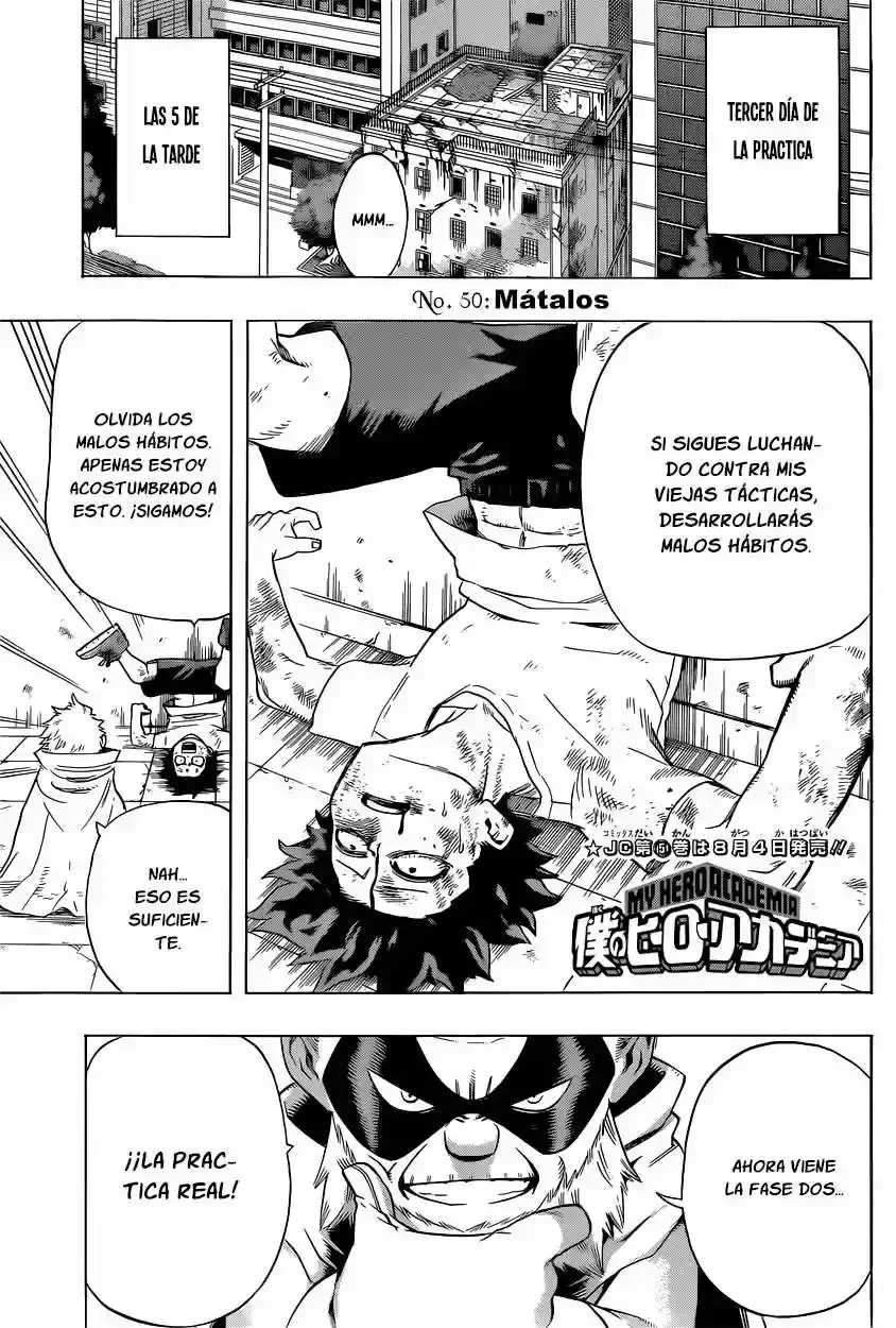 Página 2 — Boku no Hero Academia Capítulo 50