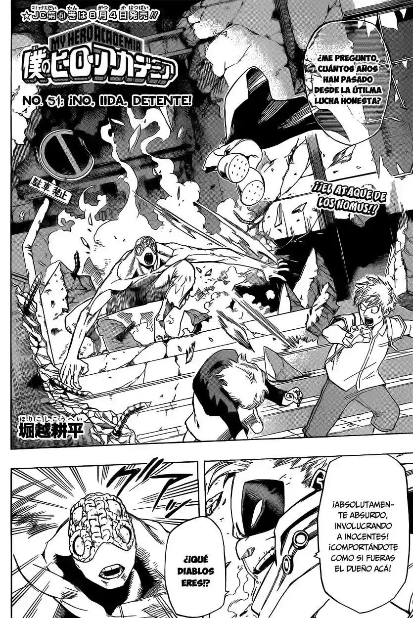 Página 3 — Boku no Hero Academia Capítulo 51