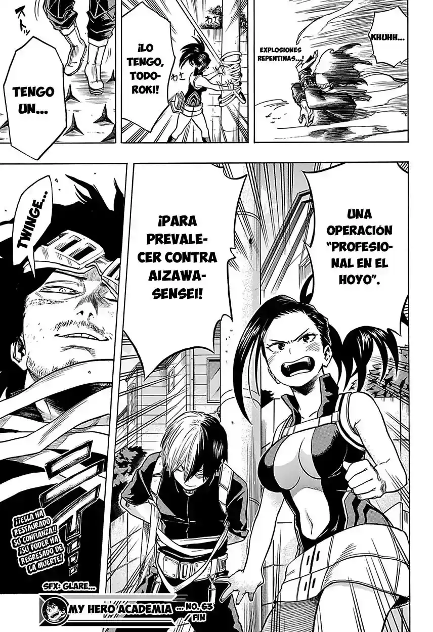Página 19 — Boku no Hero Academia Capítulo 63