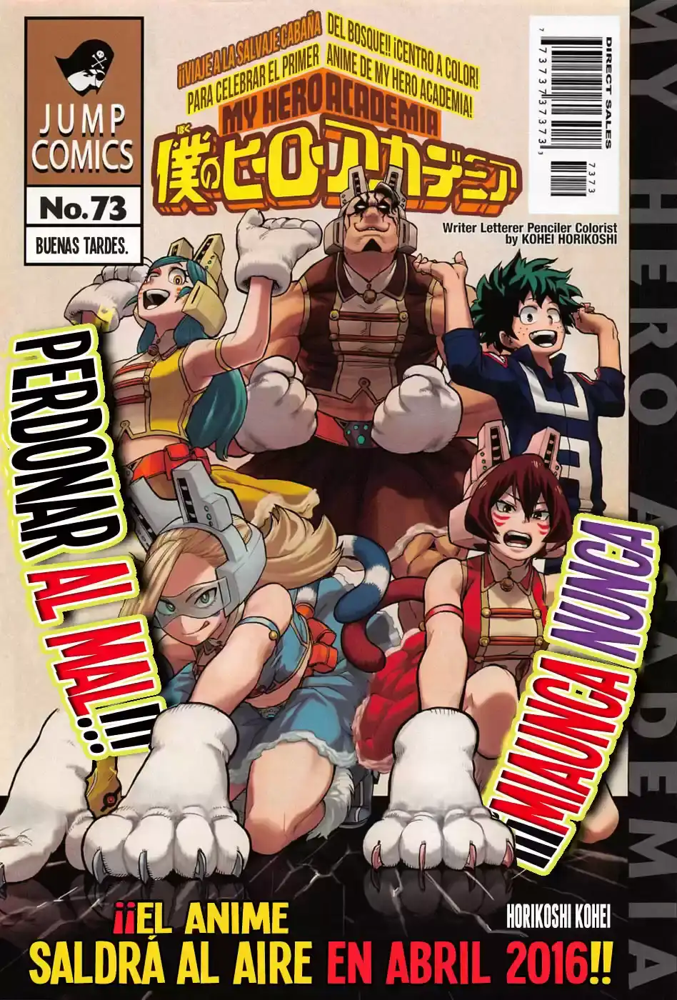 Página 3 — Boku no Hero Academia Capítulo 73
