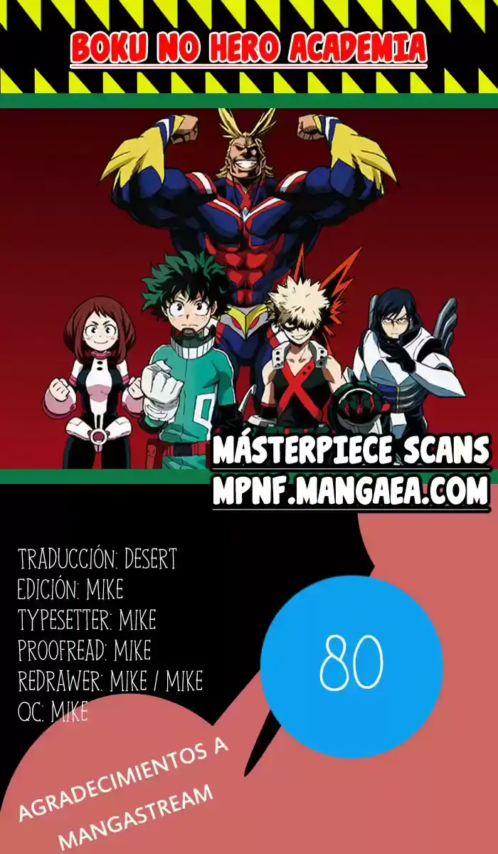 Página 20 — Boku no Hero Academia Capítulo 80