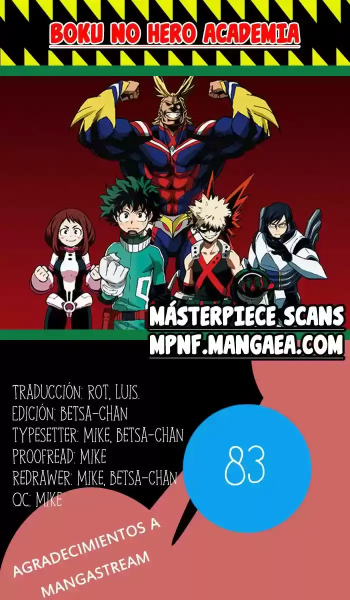 Página 21 — Boku no Hero Academia Capítulo 83