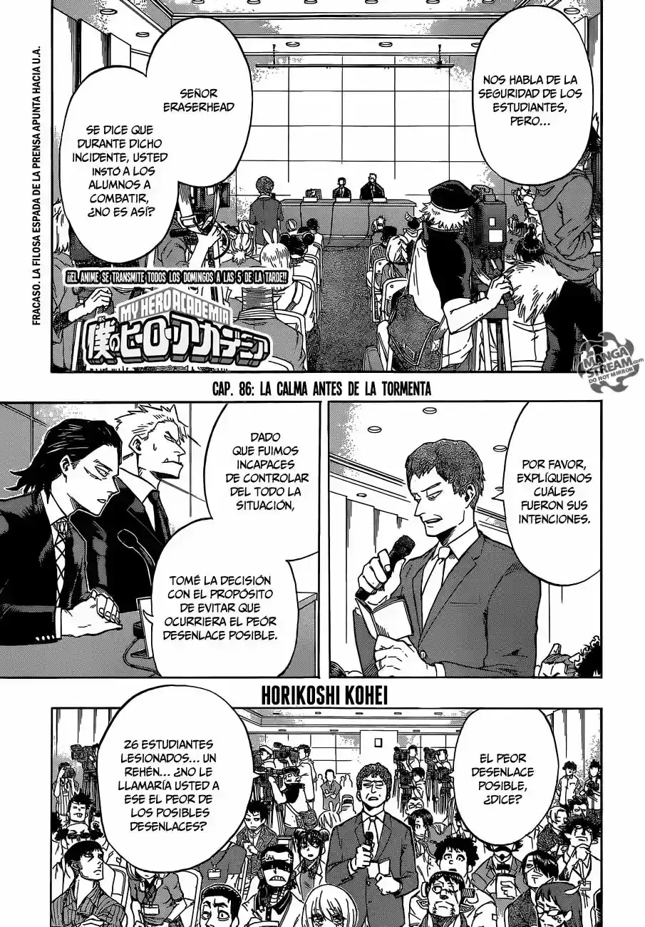 Página 21 — Boku no Hero Academia Capítulo 86