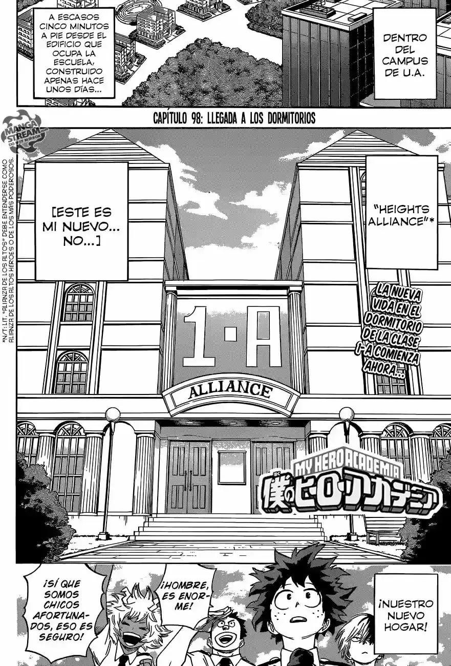 Página 3 — Boku no Hero Academia Capítulo 98