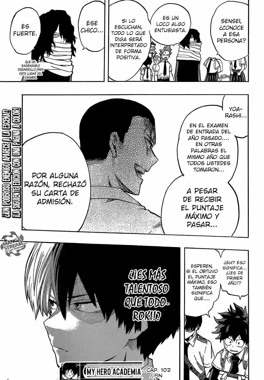 Página 19 — Boku no Hero Academia Capítulo 102