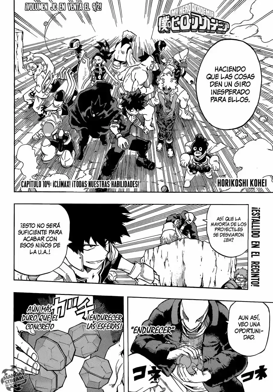 Página 3 — Boku no Hero Academia Capítulo 104